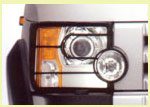 Griglie protezioni fari Land Rover Discovery 3